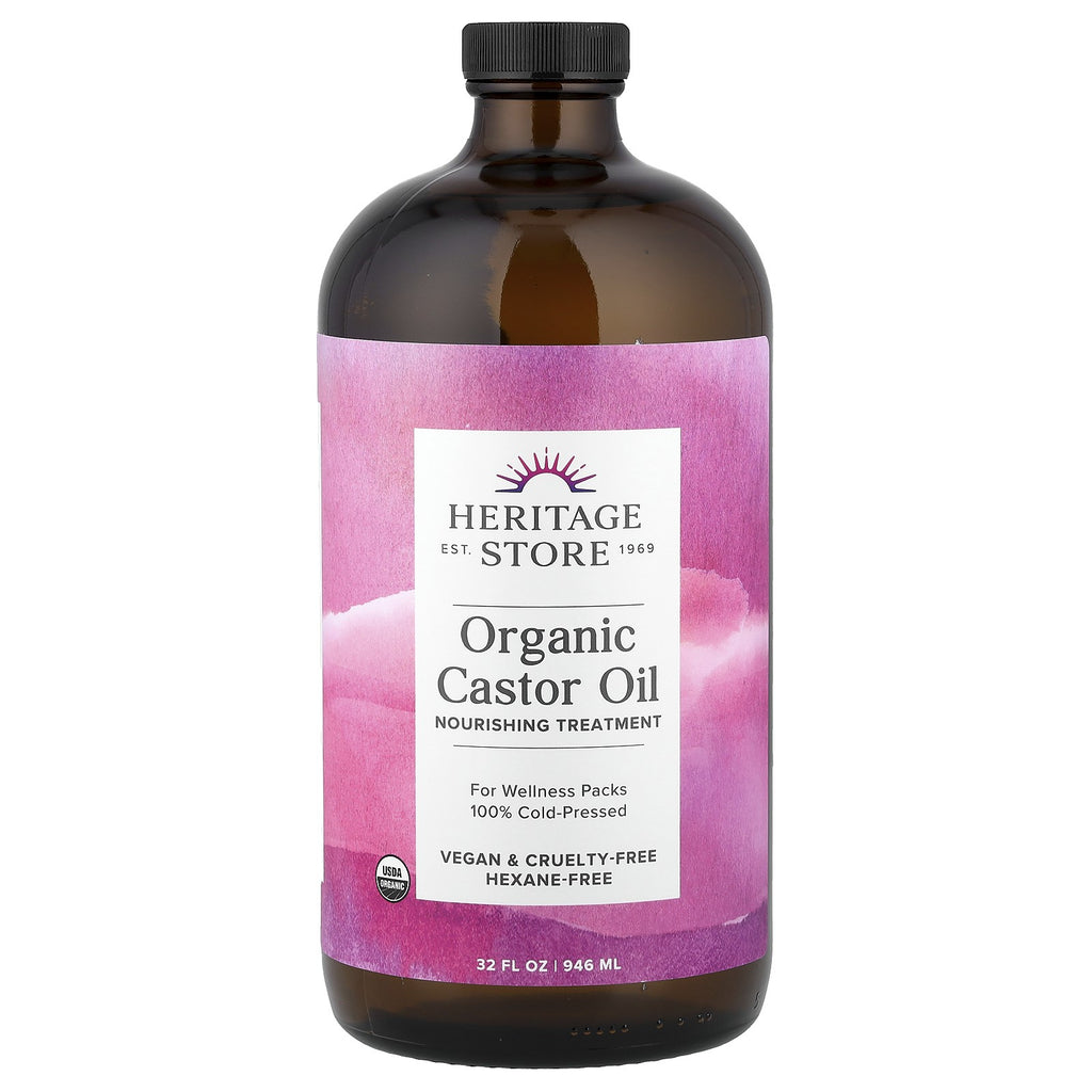 Organic Castor Oil, 32 Fl Oz (946 Ml)