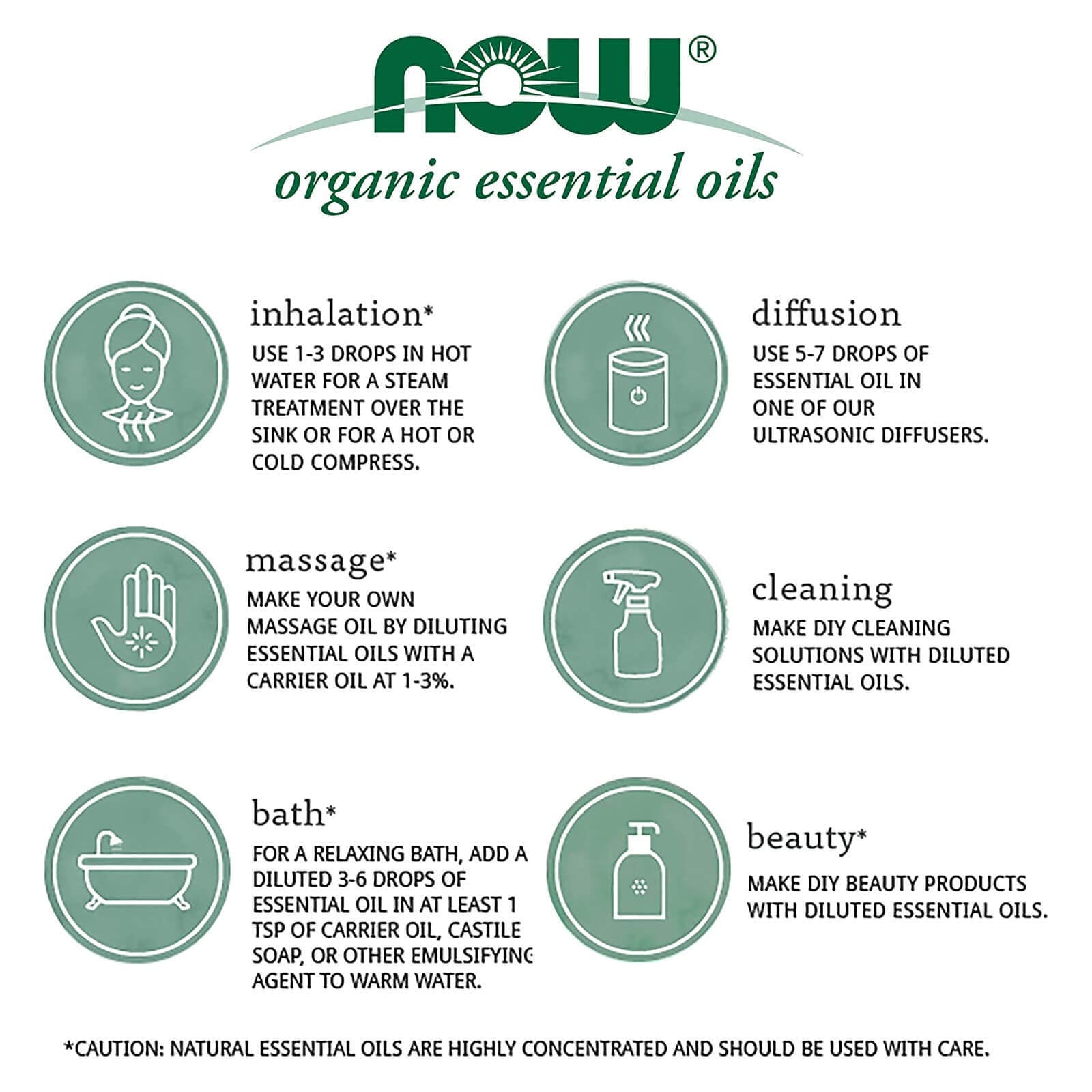 NOW FOODS Rosemary Oil Organic 1 Fl Oz
