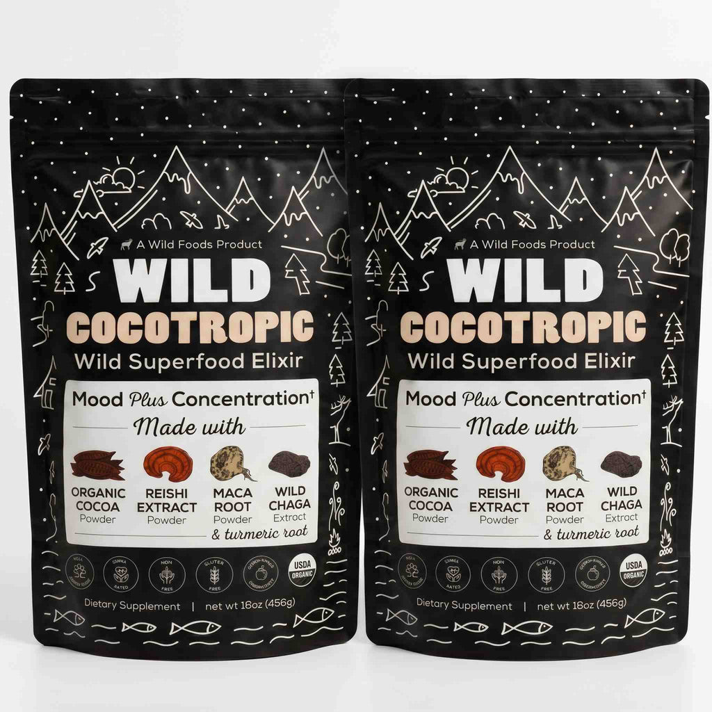Cocotropic, 32 Servings – Organic Mushroom Mix for Energy & Focus