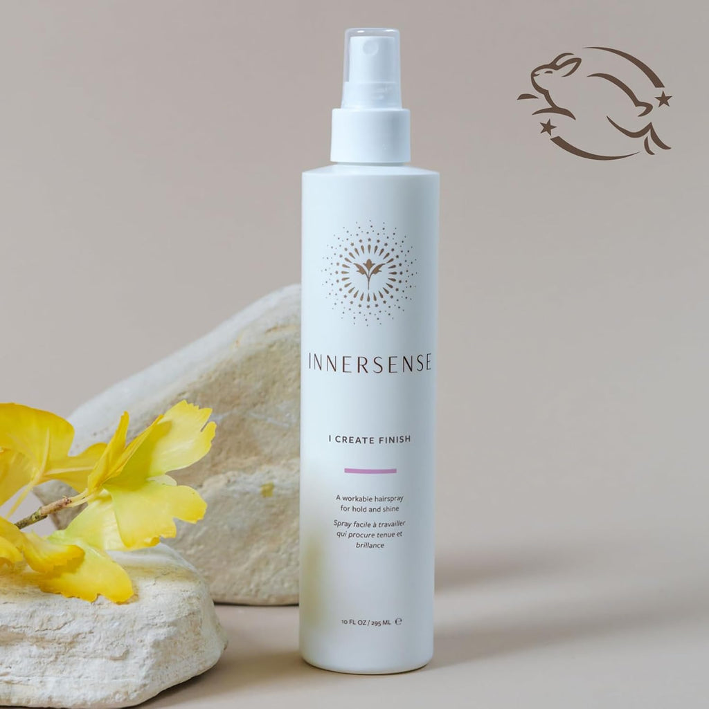 Organic Beauty - Natural I Create Finish Finishing Spray | Non-Toxic, Cruelty-Free, Clean Haircare (10 Fl Oz)