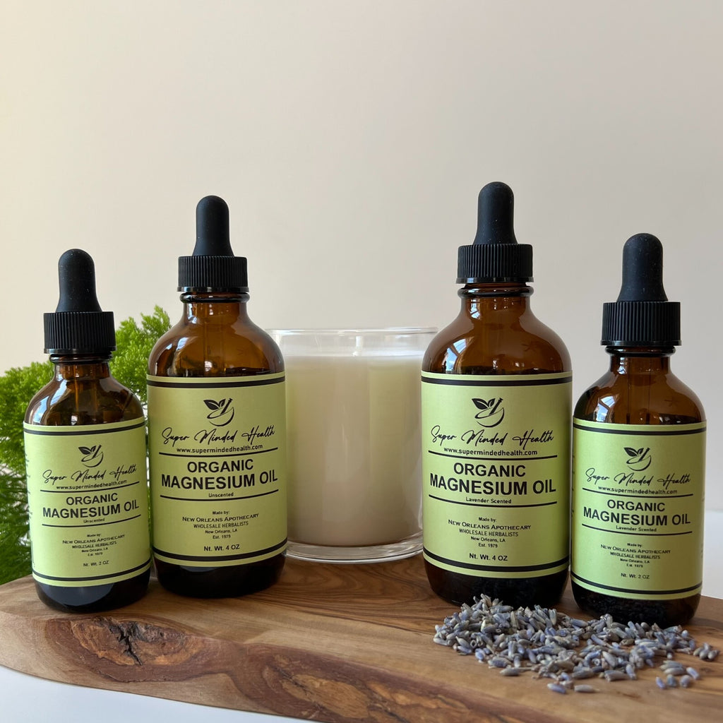 Magnesium Oil Pure Organic Unscented or Lavender Scent