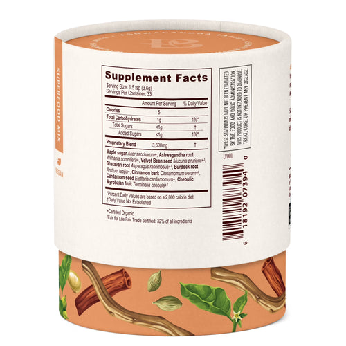 Ashwagandha Latte – Caffeine-Free Organic Herbal Latte Mix – Instant Herbal Adaptogen Drink for Energy, Relaxation, and Nourishment* – 4.2 Oz – Non-Gmo Sustainably Sourced Vegan