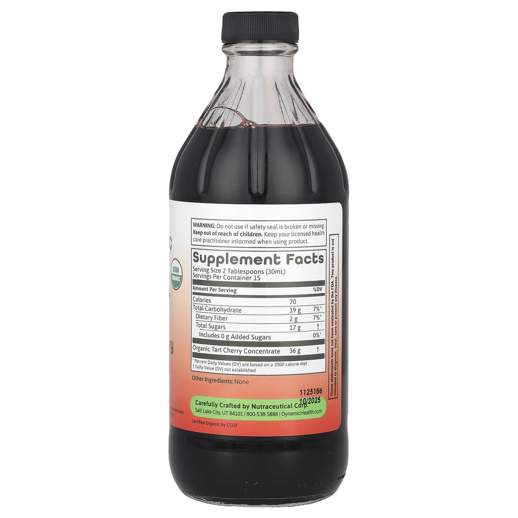 Tart Cherry Concentrate, Glass, 16 Fl Oz (473 Ml)