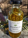 Organic Rosemary Hair Oil (2Oz/4Oz Glass Bottle)